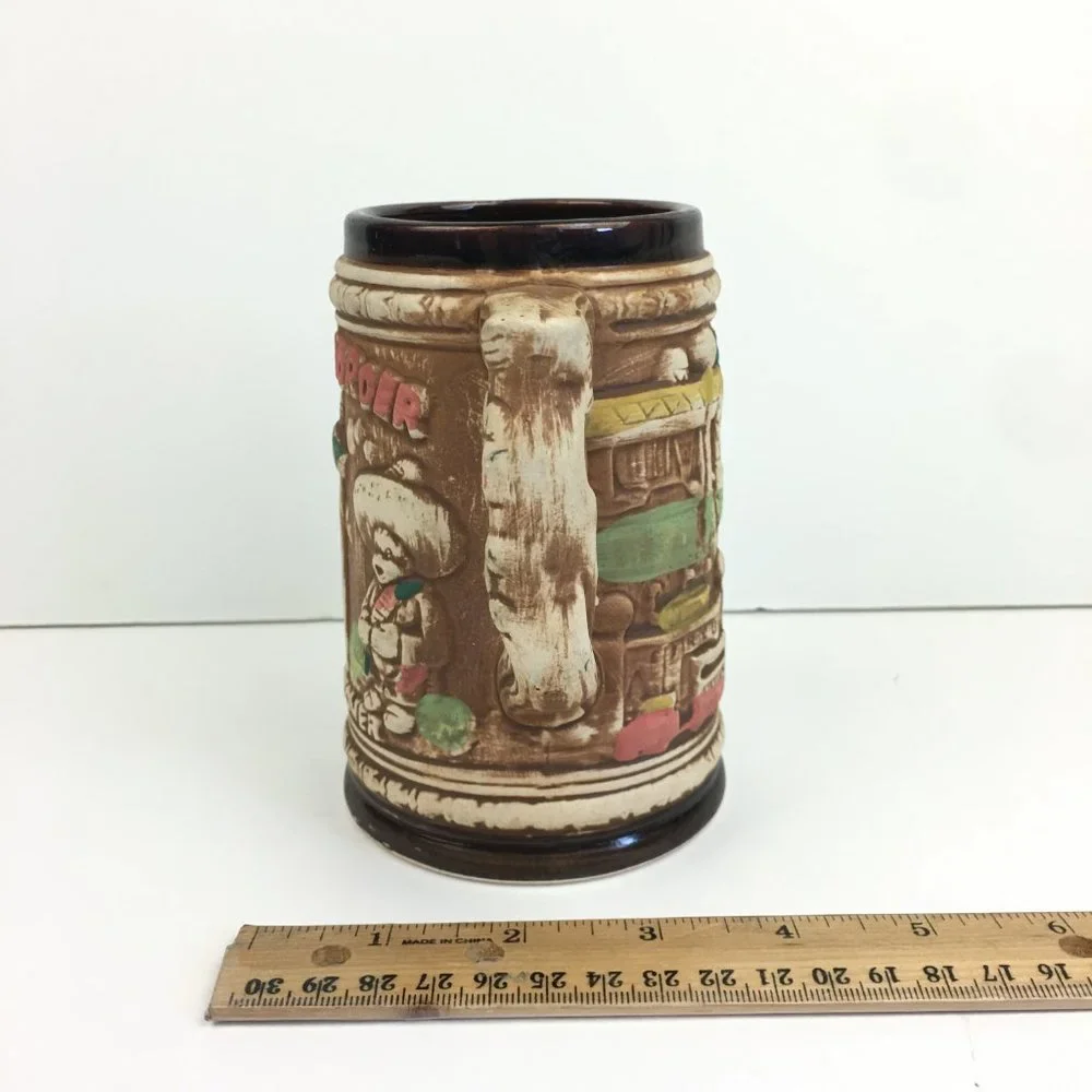 Vtg South of the Border Sombrero Tower Mug Stein Style South‎ Carolina Souvenir